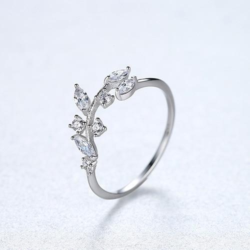 Leaf Engagement ring - EZdeels