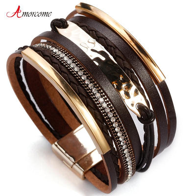 Multilayer Leather Bracelet - EZdeels