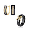 Cubic Zircon Ring And Earring Set - EZdeels