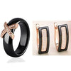 Cubic Zircon Ring And Earring Set - EZdeels