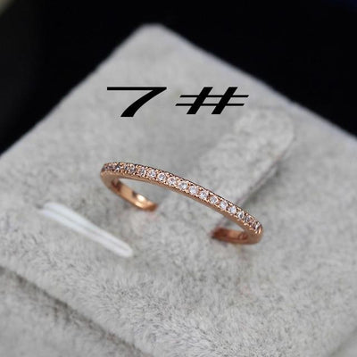 CZ Rose Gold Color Bracelet - EZdeels