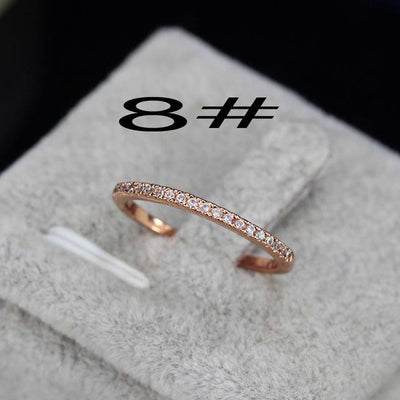 CZ Rose Gold Color Bracelet - EZdeels