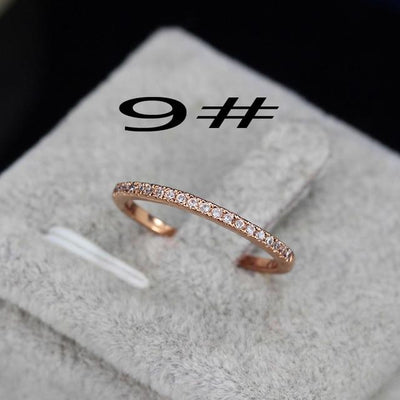 CZ Rose Gold Color Bracelet - EZdeels