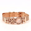 Love Heart Beaded Mesh Bracelet - EZdeels