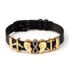 Love Heart Beaded Mesh Bracelet - EZdeels