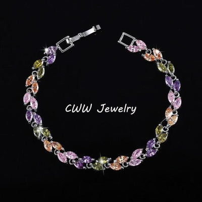 Trendy Cubic Zirconia Bracelet - EZdeels