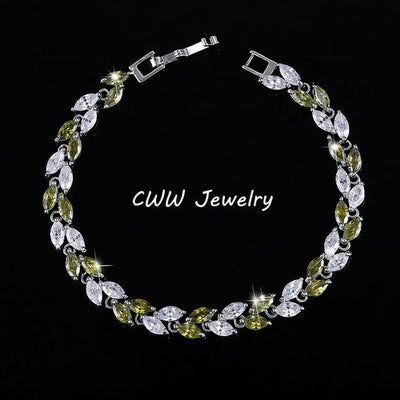 Trendy Cubic Zirconia Bracelet - EZdeels