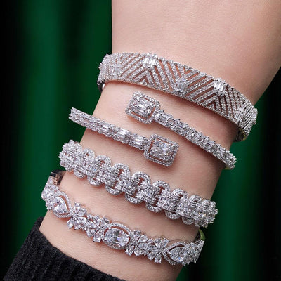 Trendy Luxury Bangle Cuff Bracelet - EZdeels