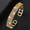 Trendy Luxury Bangle Cuff Bracelet - EZdeels