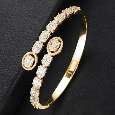 Trendy Luxury Bangle Cuff Bracelet - EZdeels