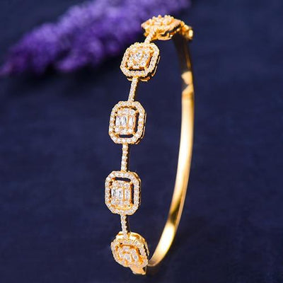 Trendy Luxury Bangle Cuff Bracelet - EZdeels