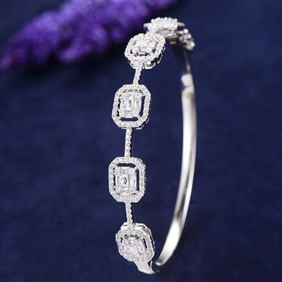 Trendy Luxury Bangle Cuff Bracelet - EZdeels