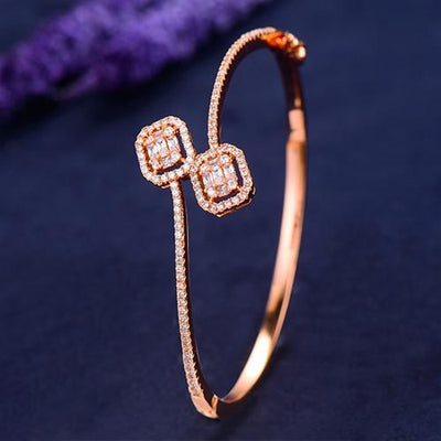 Trendy Luxury Bangle Cuff Bracelet - EZdeels