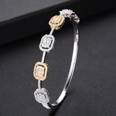 Trendy Luxury Bangle Cuff Bracelet - EZdeels