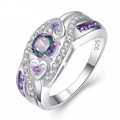 Oval Heart Design Women Ring