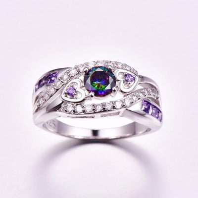 Oval Heart Design Women Ring